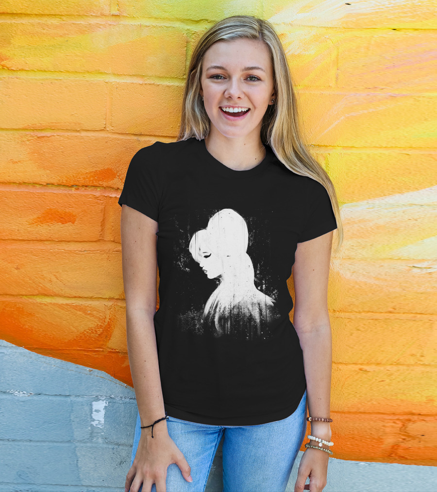 Amy Winehouse Back To Black Silhouette Iconic T-Shirt