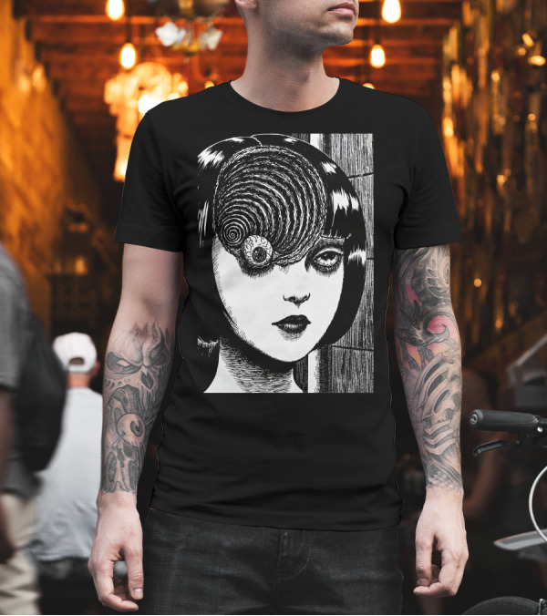 UZUMAKI Junji Ito Spiral Horror Manga T-Shirt UZUMAKI Junji Ito Spiral Horror Manga T-Shirt