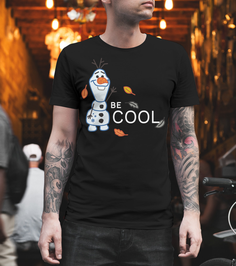 Disney Frozen 2 Olaf Be Cool Fall Leaves T-Shirt