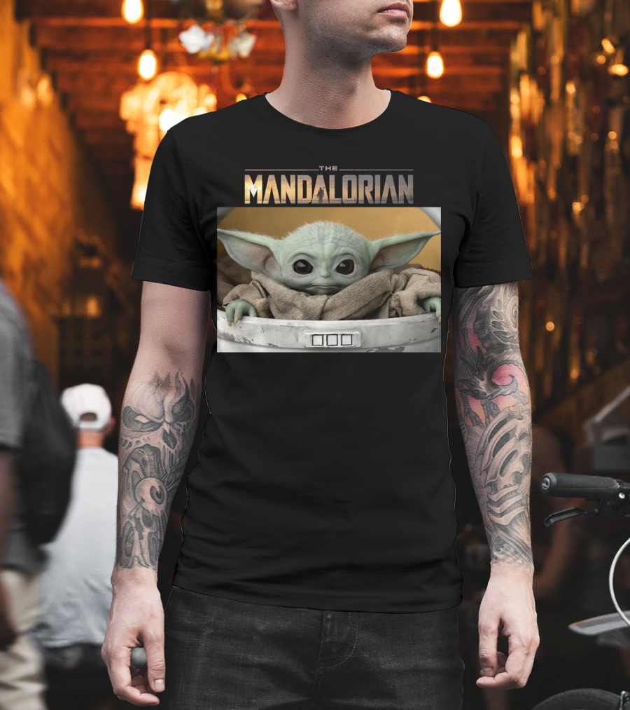 The Mandalorian The Child Baby Yoda in Pod T-Shirt