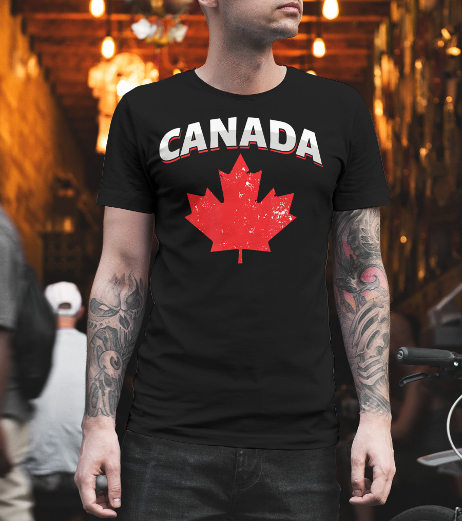 Canadian Maple Leaf Canada Patriotic Toronto Vancouver T-Shirt