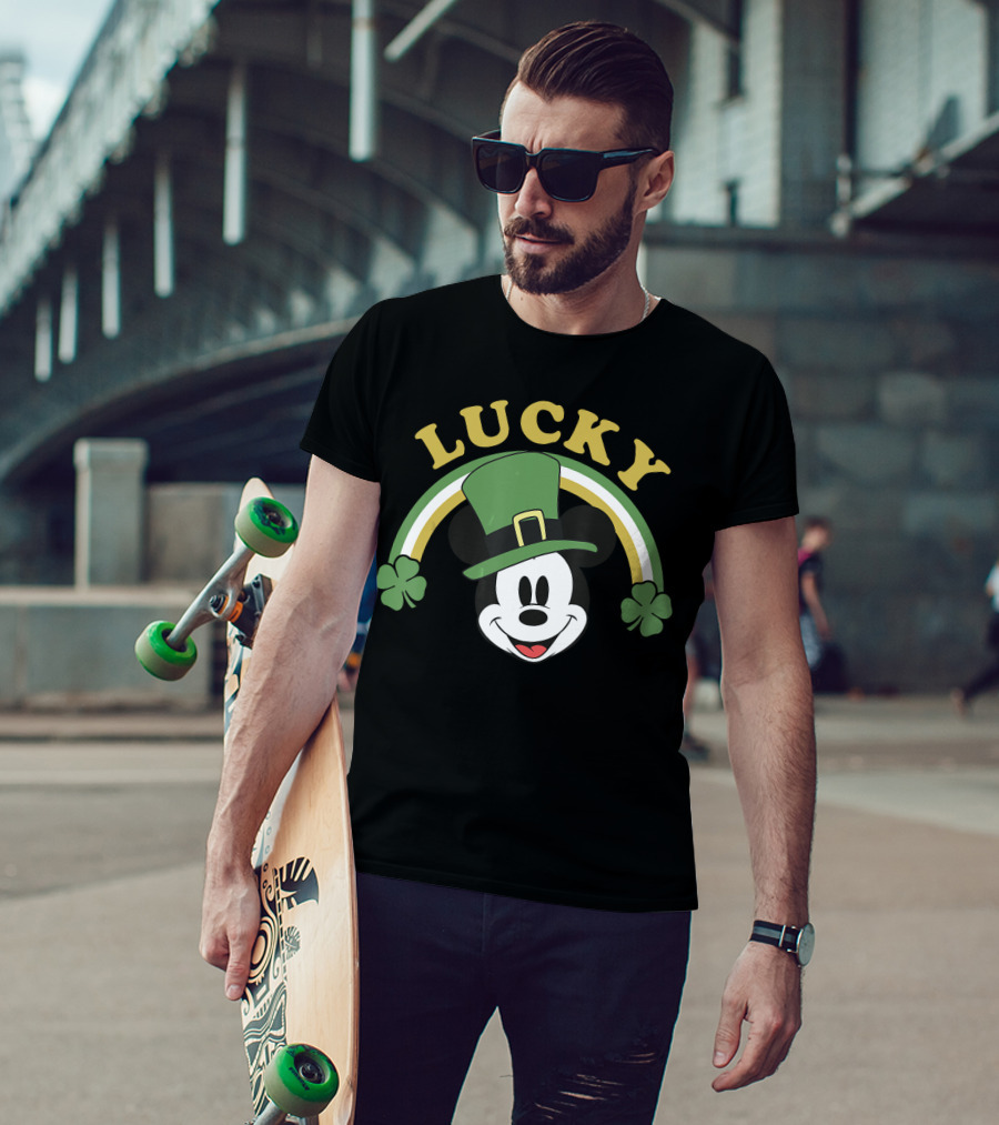 Lucky Mickey St. Patrick's Day Disney Mickey And Friends T-Shirt