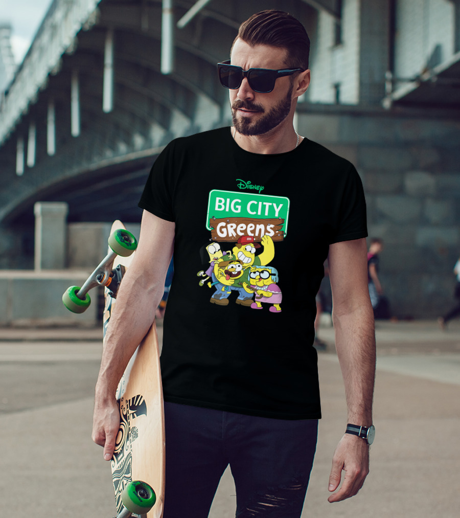Disney Channel Big City Greens Characters Group Hug T-Shirt