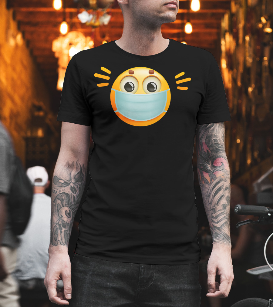 Face Mask Emoji Surgical Health T-Shirt