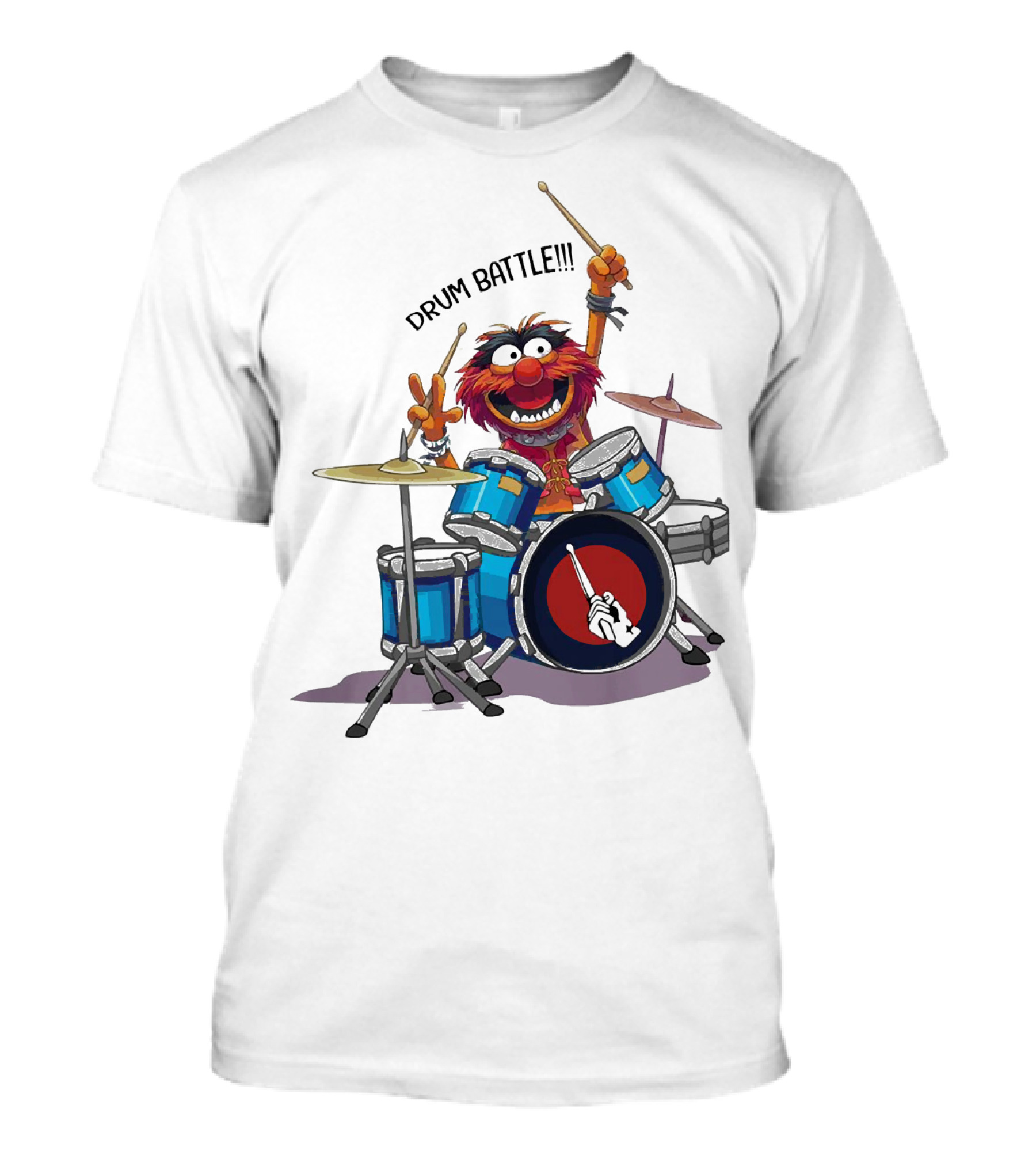 The Muppets Animal Drum Battle Iconic Drummer Scene T-Shirt
