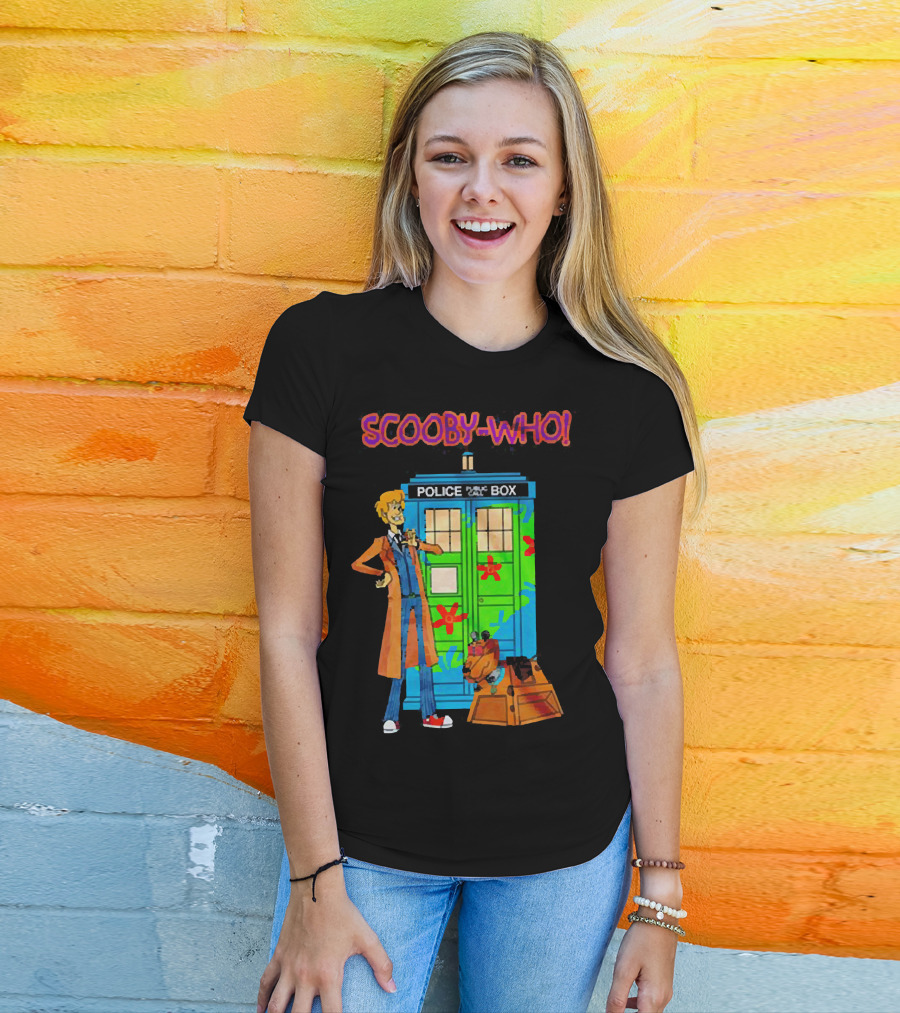 Scooby Doo Scooby-Who Police Public Call Box T-Shirt