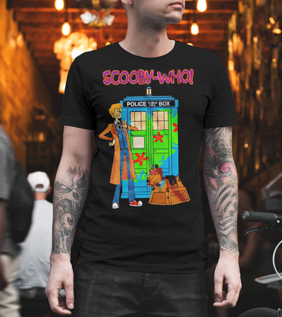 Scooby Doo Scooby-Who Police Public Call Box T-Shirt