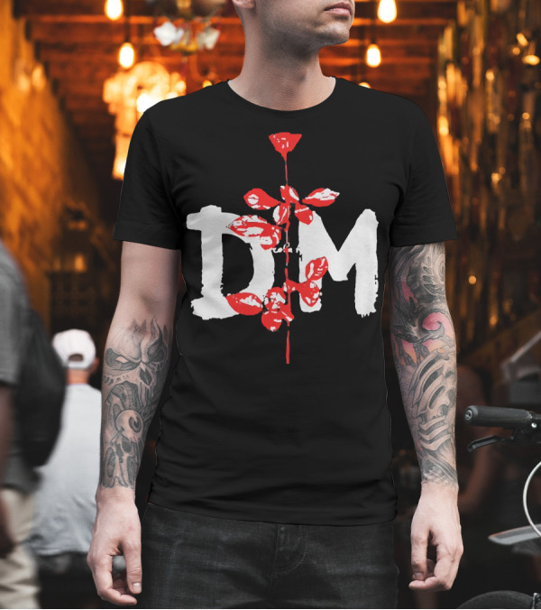 Depeche Mode Red Rose DM T-Shirt Depeche Mode Red Rose DM T-Shirt