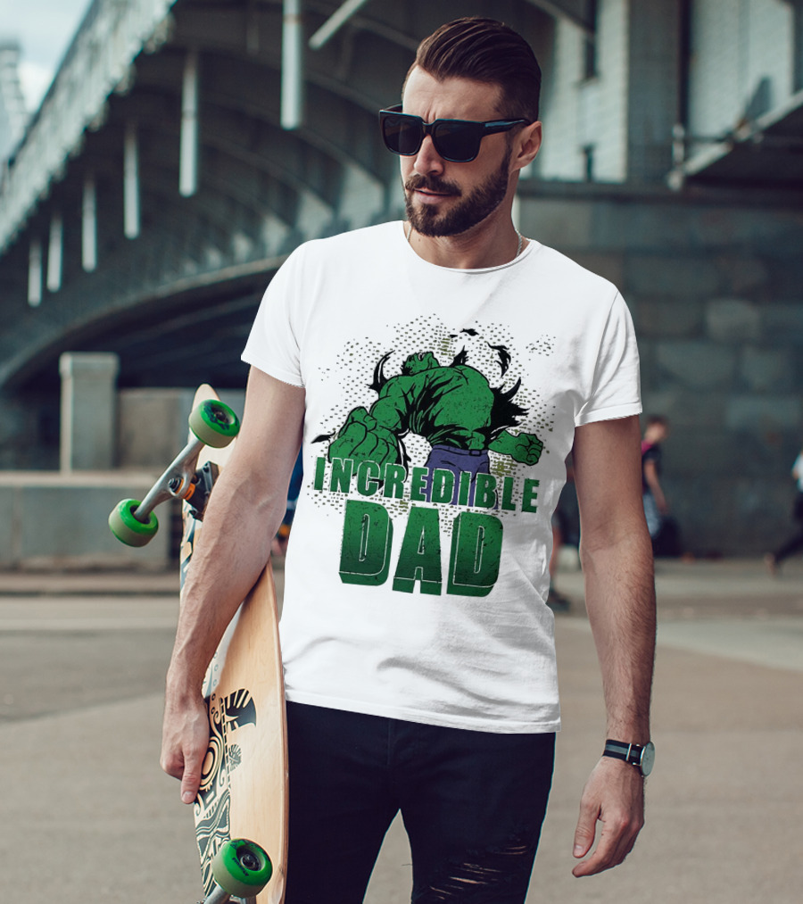 Marvel Hulk Father's Day Incredible Dad Hero T-Shirt