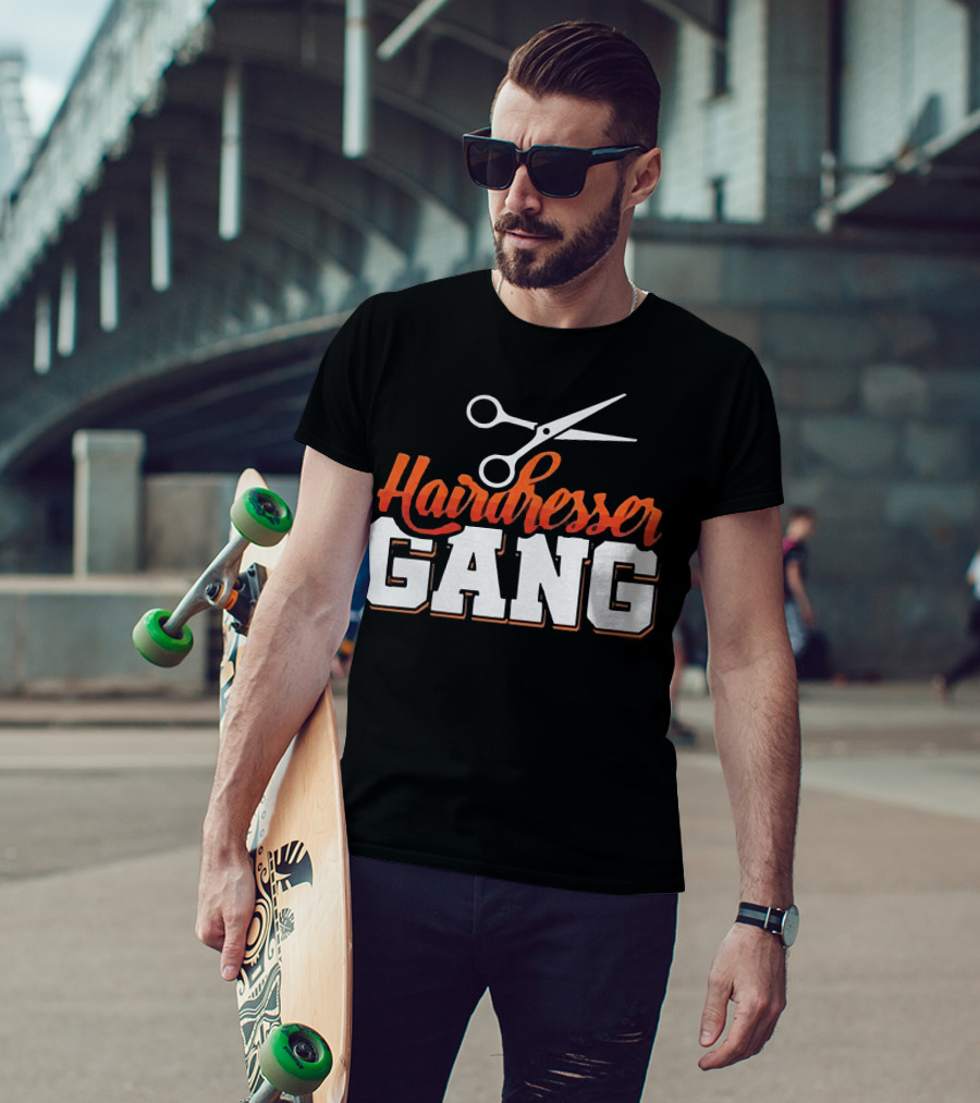 Hairdresser Gang Scissors T-Shirt