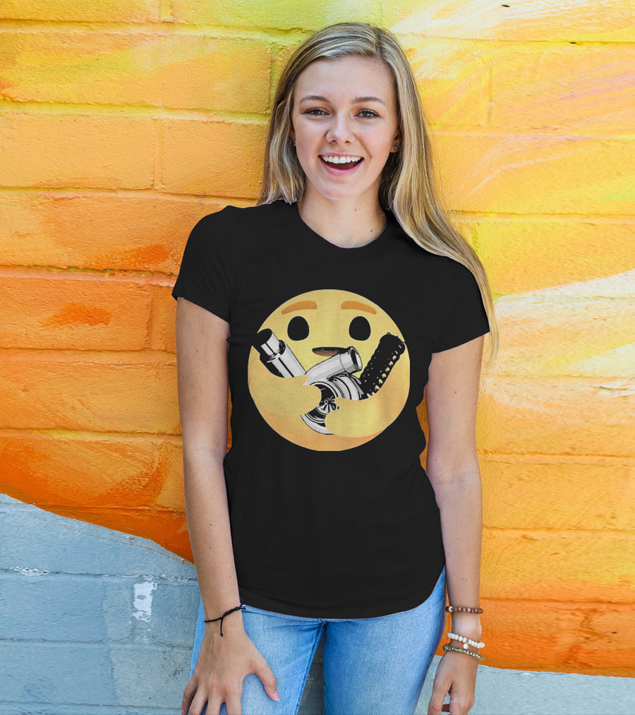 Hugging Emoji Turbocharger Car Enthusiast T-Shirt