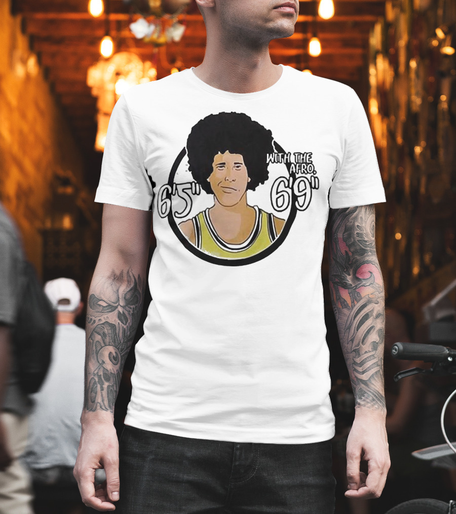 Fletch With The Afro 6’5” 6’9” Retro Basketball T-Shirt