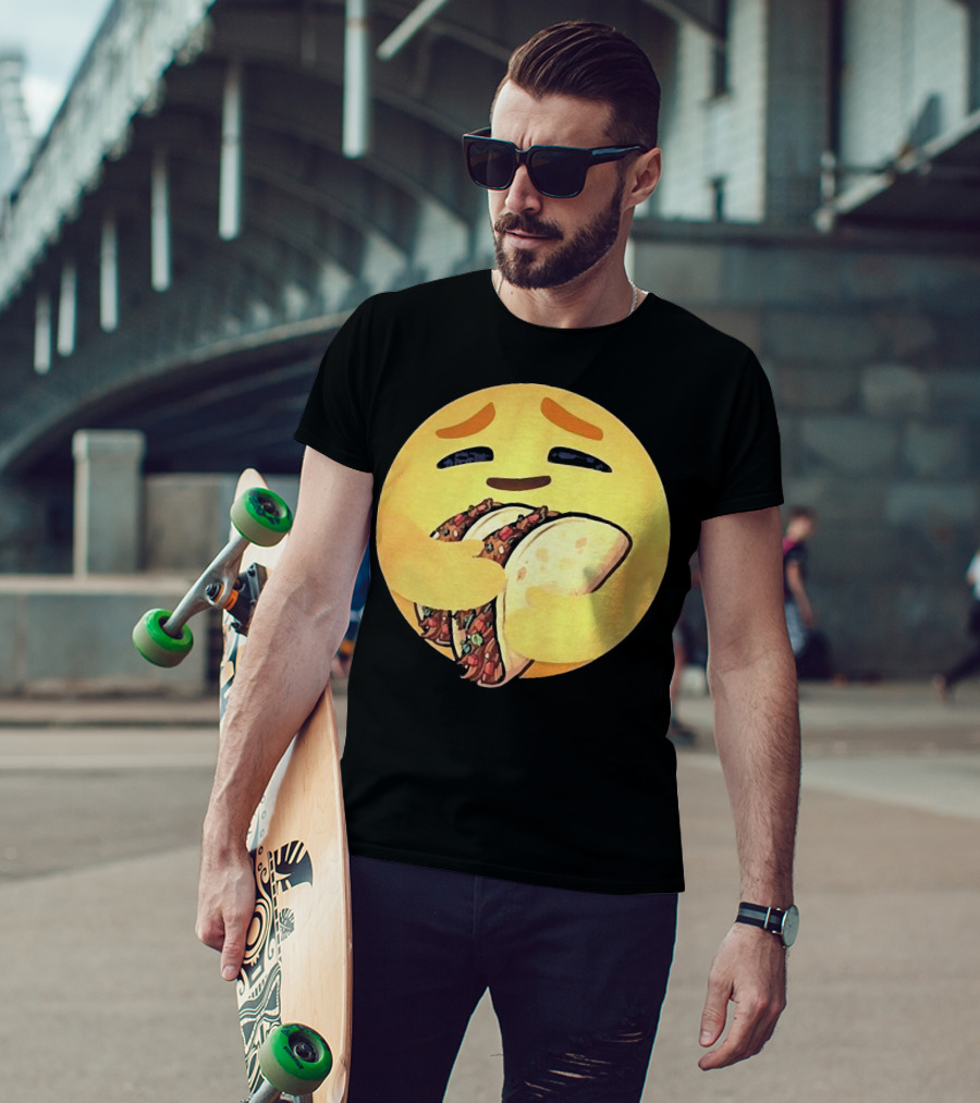 Care Emoji Hugging Tacos T-Shirt