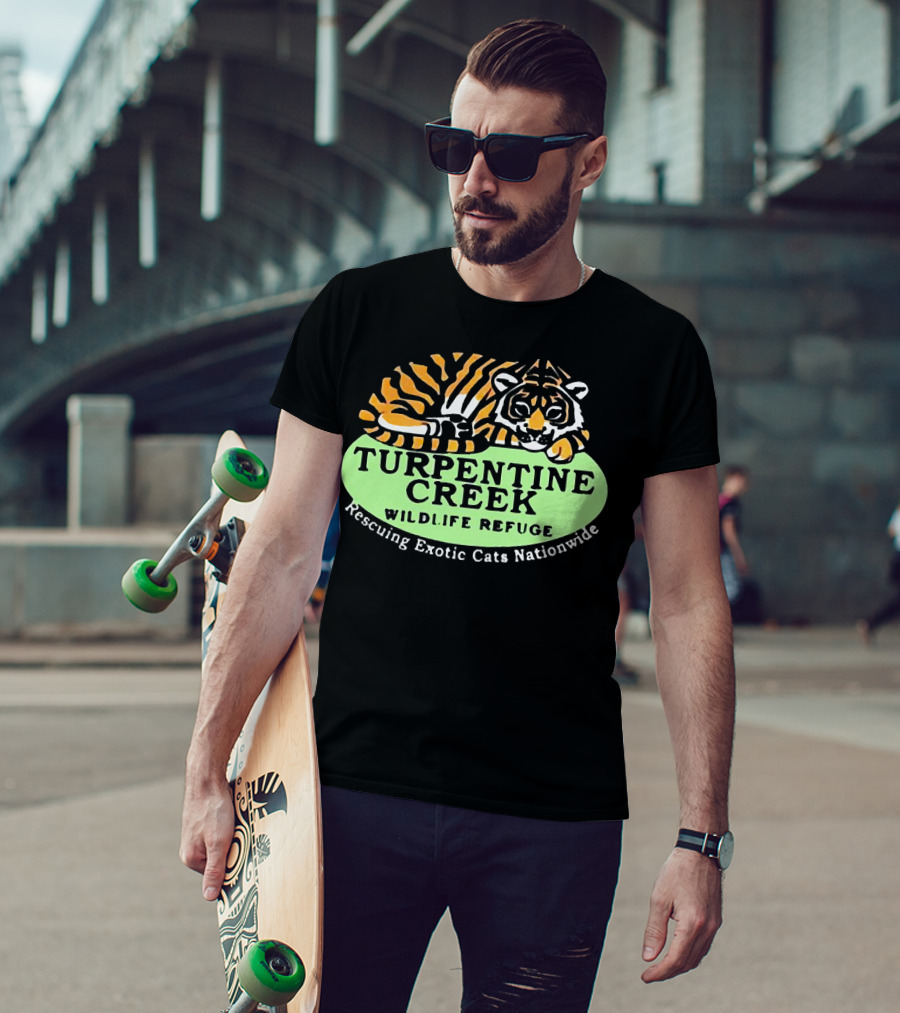 Turpentine Creek Wildlife Refuge Rescuing Exotic Cats Nationwide T-Shirt