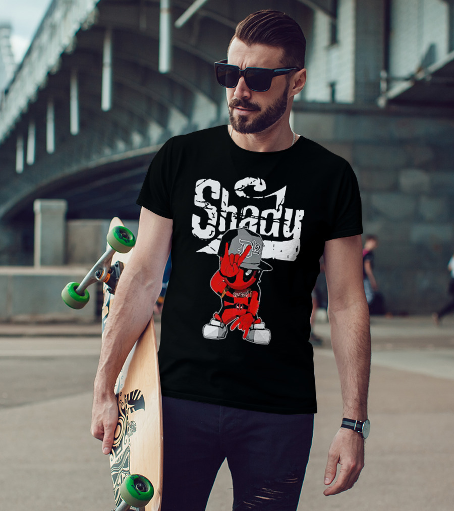Baby Deadpool Slim Shady Rap Icon Crossover T-Shirt