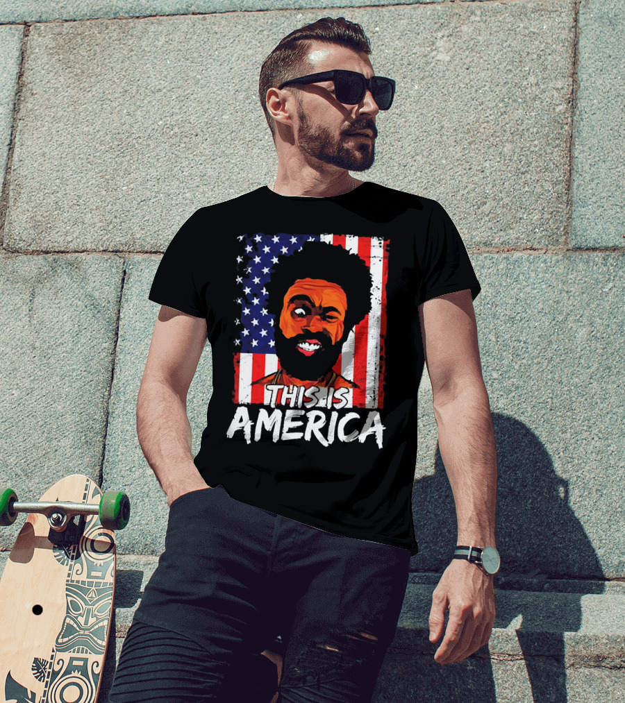 This Is America USA Flag Childish Gambino T-Shirt