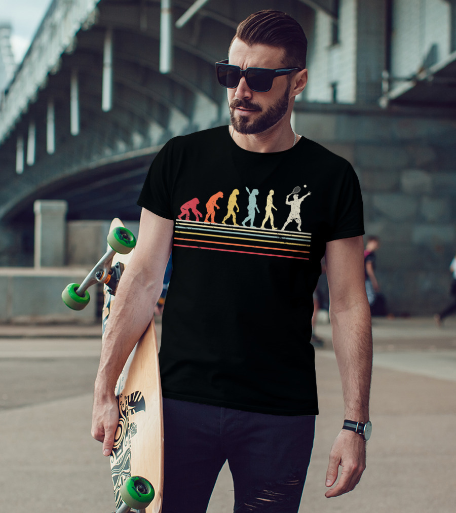 Funny Tennis Evolution T-Shirt
