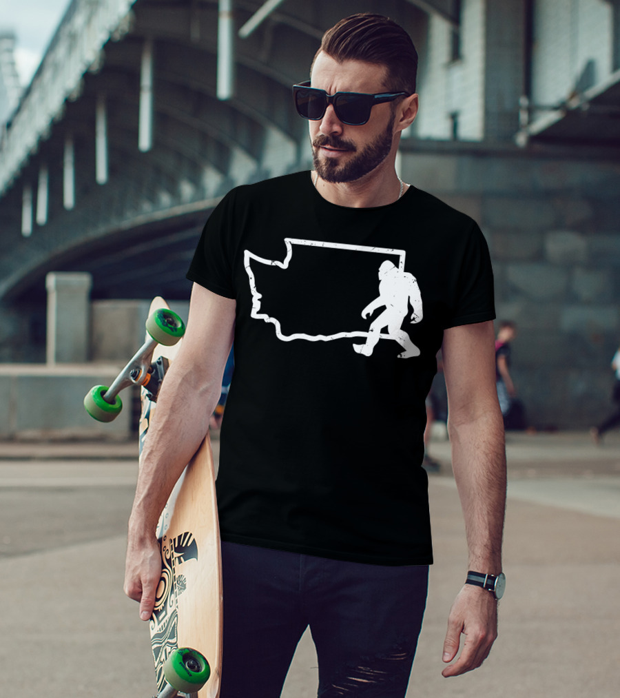 Washington State PNW Bigfoot Sasquatch T-Shirt
