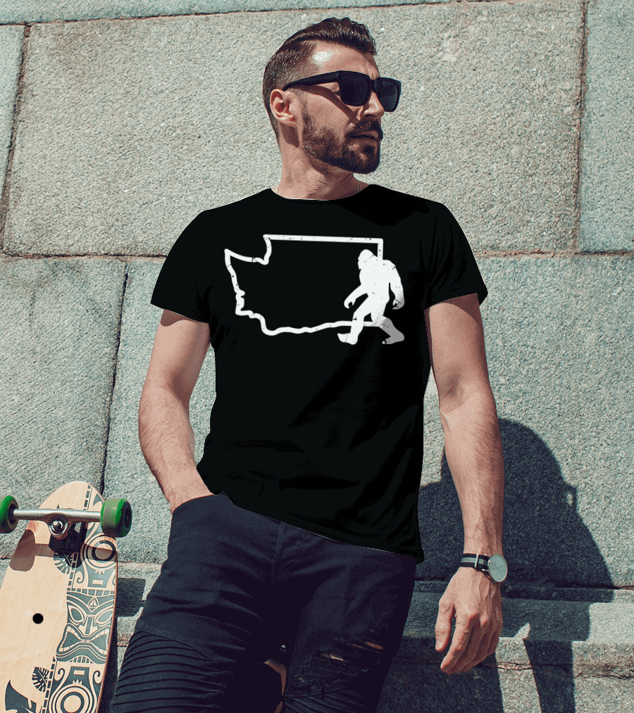 Washington State PNW Bigfoot Sasquatch T-Shirt