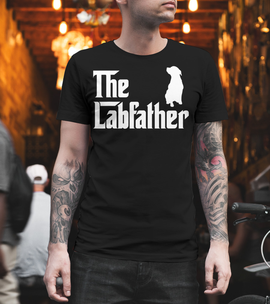 The Labfather Funny Labrador Dad Iconic T-Shirt