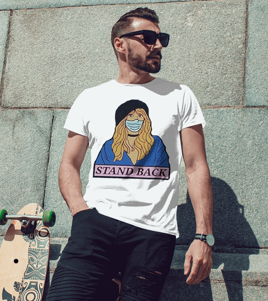 Stevie Nicks Stand Back Masked T-Shirt