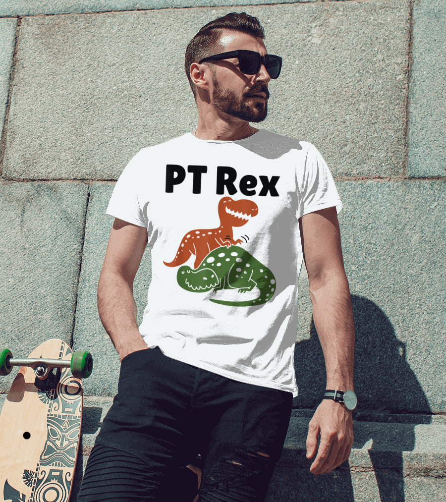 PT Rex Physical Therapist Dinosaur Humor T-Shirt