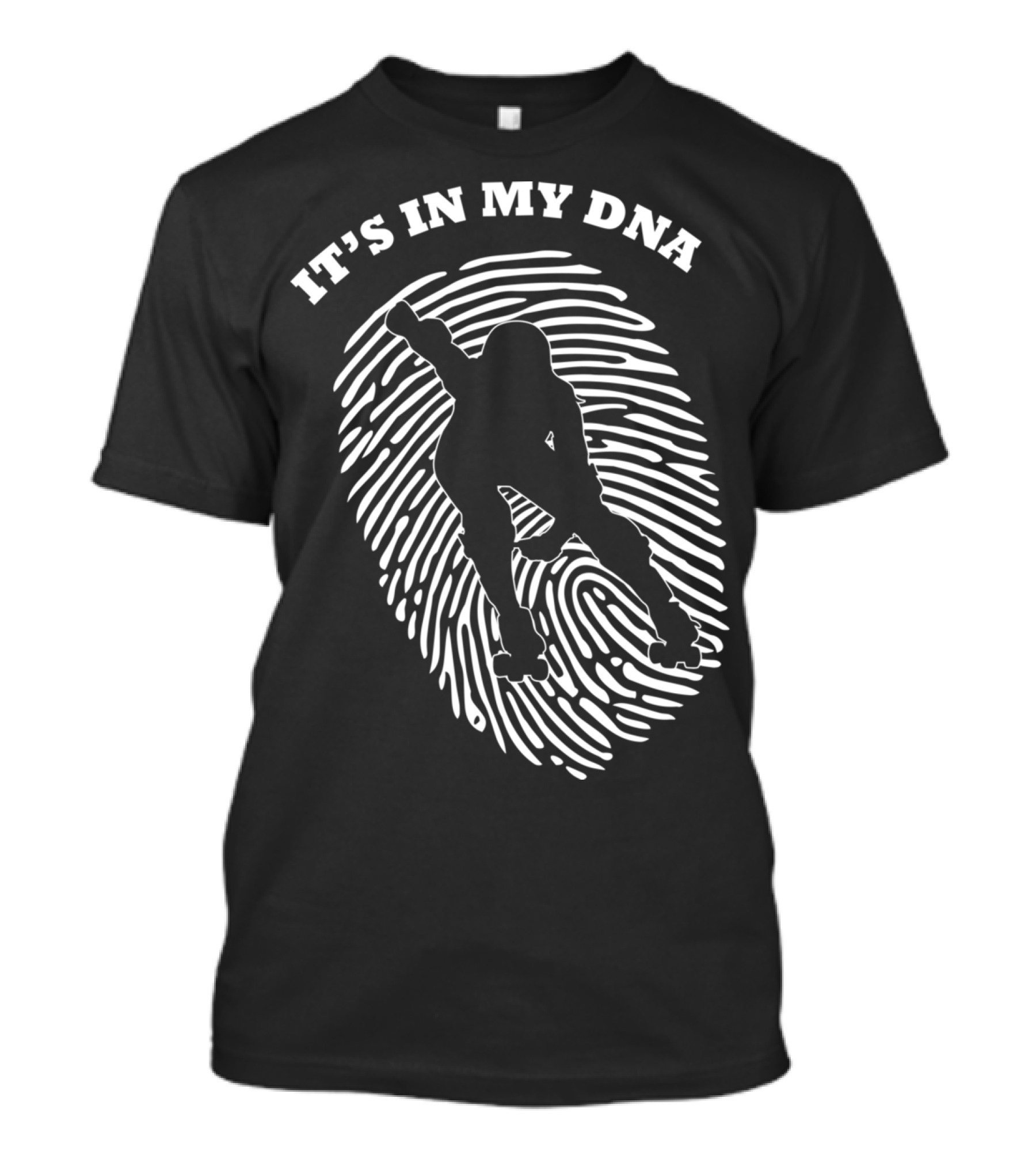 It's In My DNA Roller Derby Fingerprint Player T-Shirt