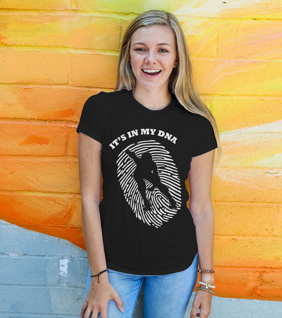It's In My DNA Roller Derby Fingerprint Player T-Shirt