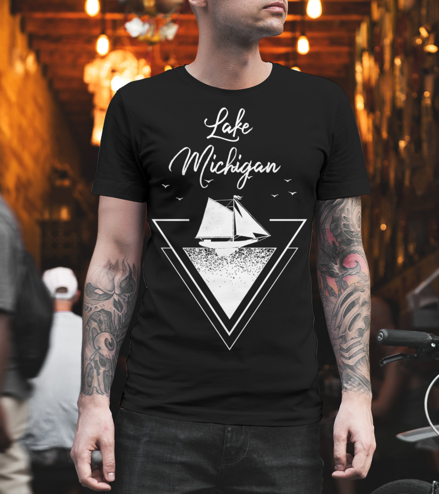 Lake Michigan Sailing Adventure Water Fun Great T-Shirt