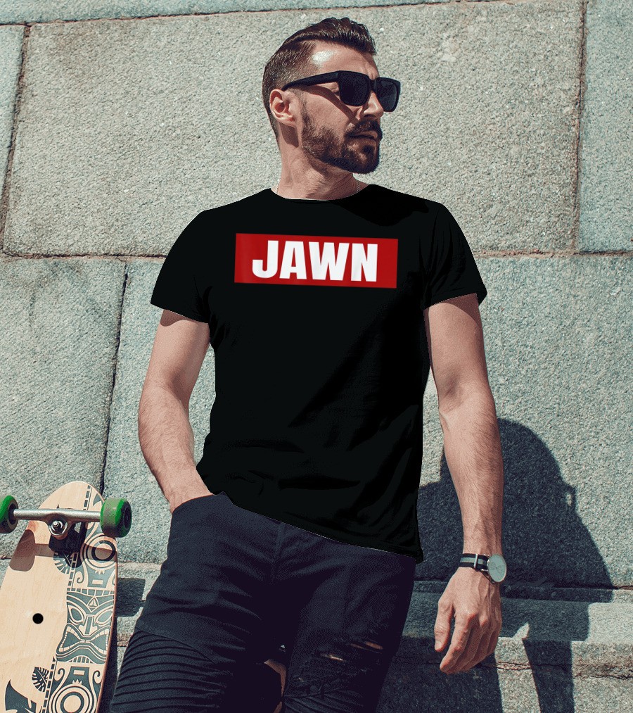 Philadelphia Jawn Bold Red Block Text T-Shirt