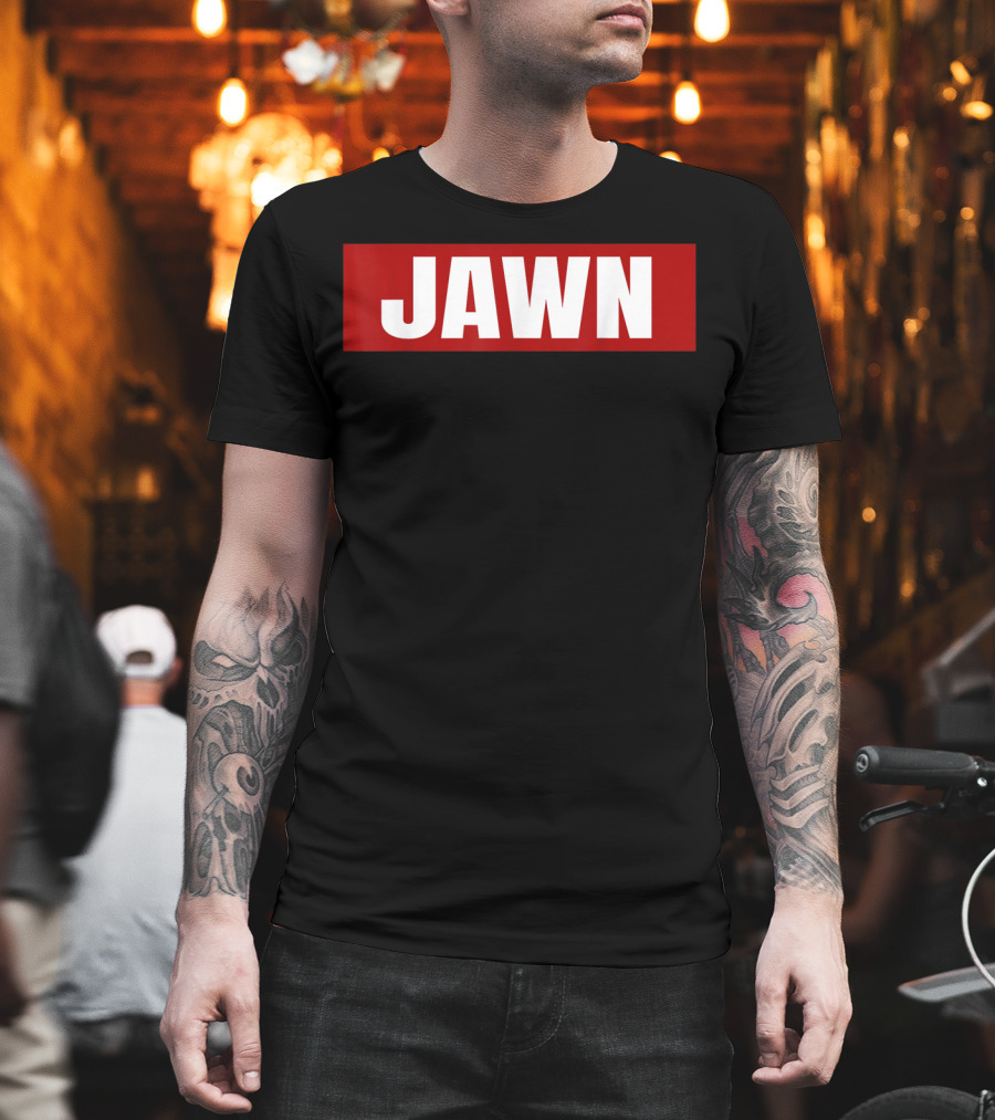 Philadelphia Jawn Bold Red Block Text T-Shirt