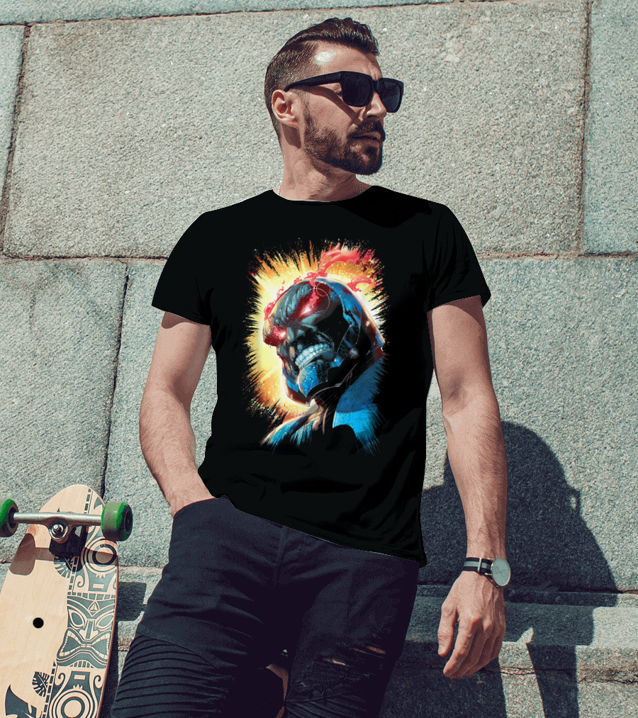 Justice League Darkseid Is Apokolips Omega Beam Wrath T-Shirt