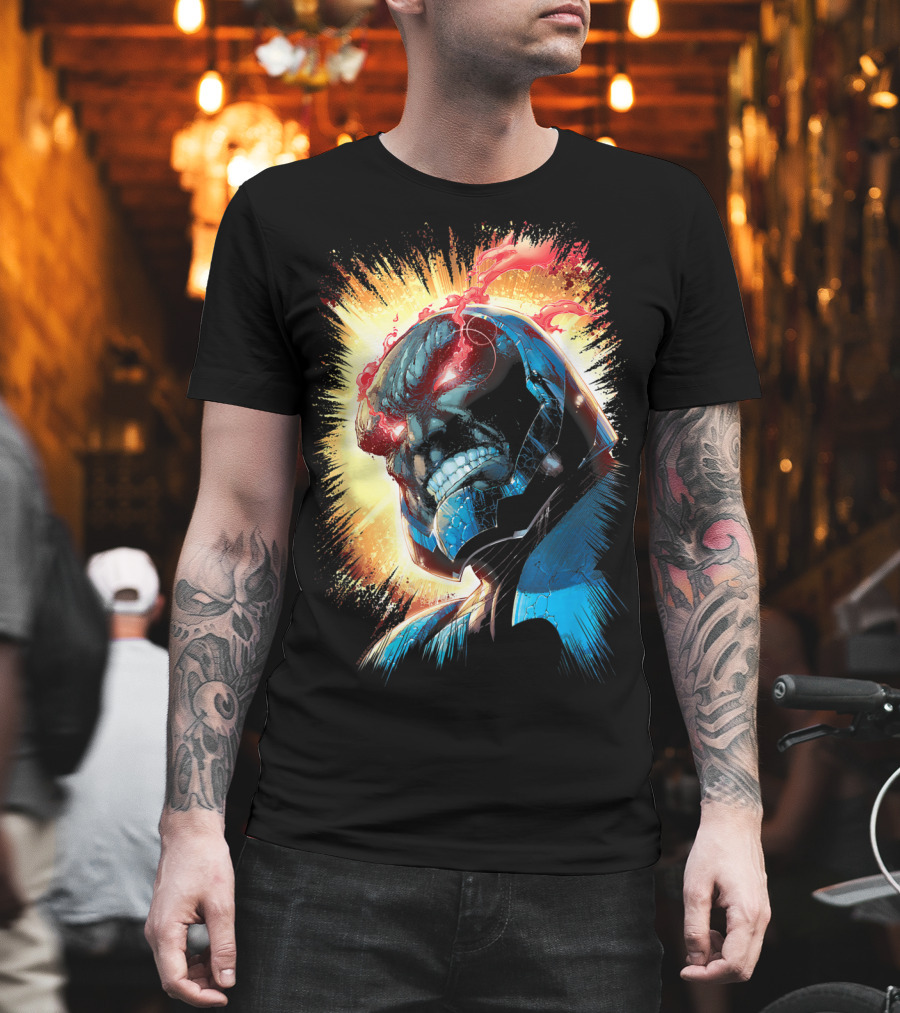 Justice League Darkseid Is Apokolips Omega Beam Wrath T-Shirt
