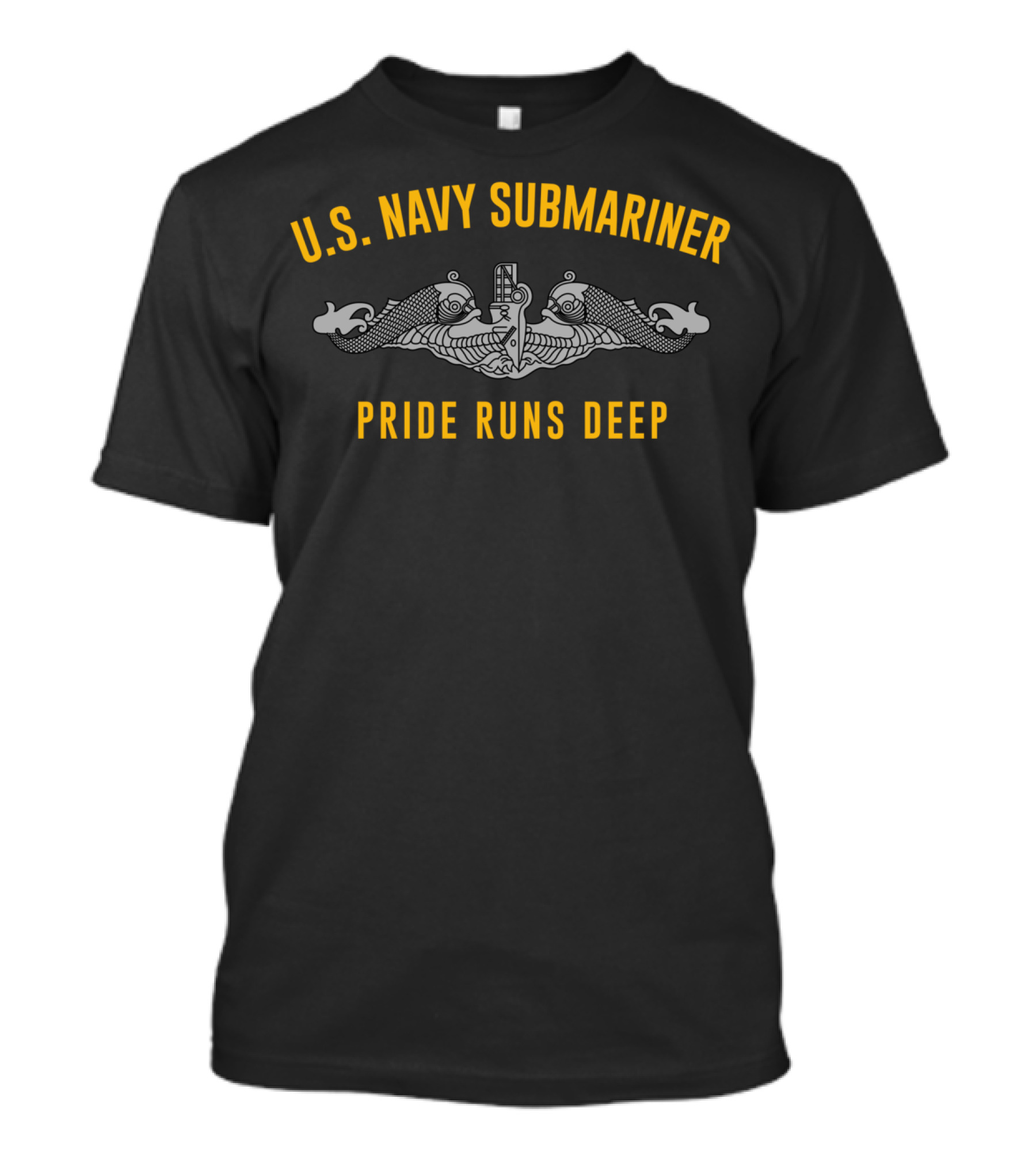 U.S. Navy Submariner Pride Runs Deep Veteran T-Shirt