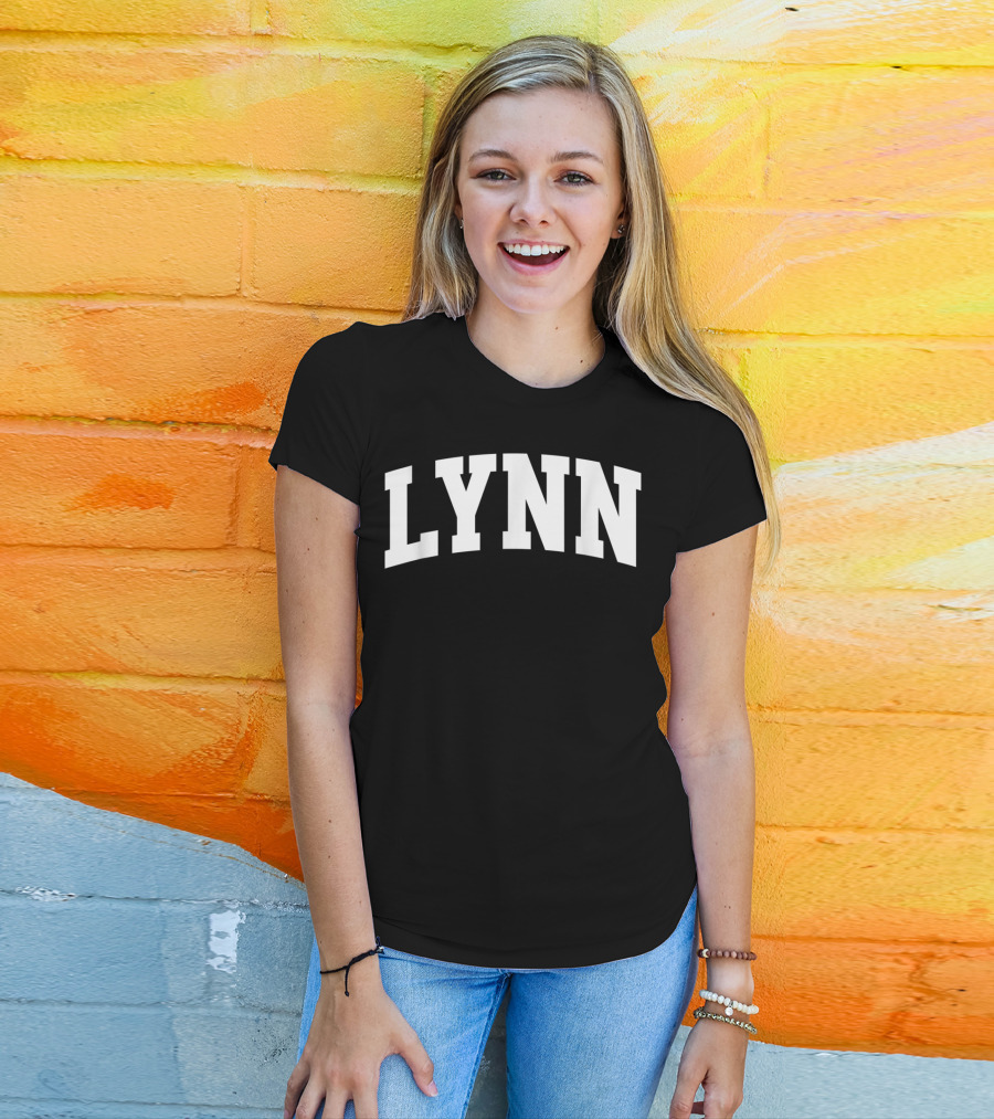Lynn Vintage Sports Team Arch Retro T-Shirt
