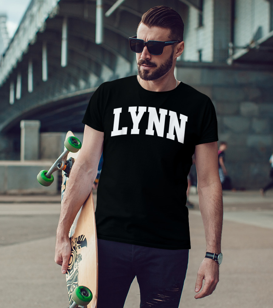 Lynn Vintage Sports Team Arch Retro T-Shirt