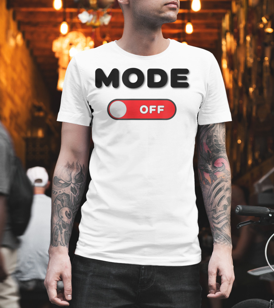 MODE OFF Red Toggle Switch T-Shirt