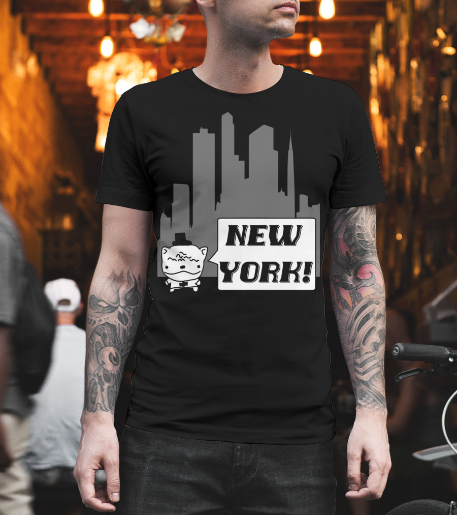 New York Potato Cat Comics Uncle Larry's Cooking Show T-Shirt