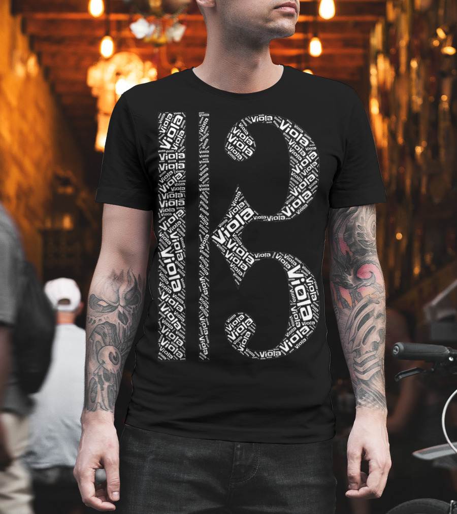 Alto Clef Viola Word T-Shirt