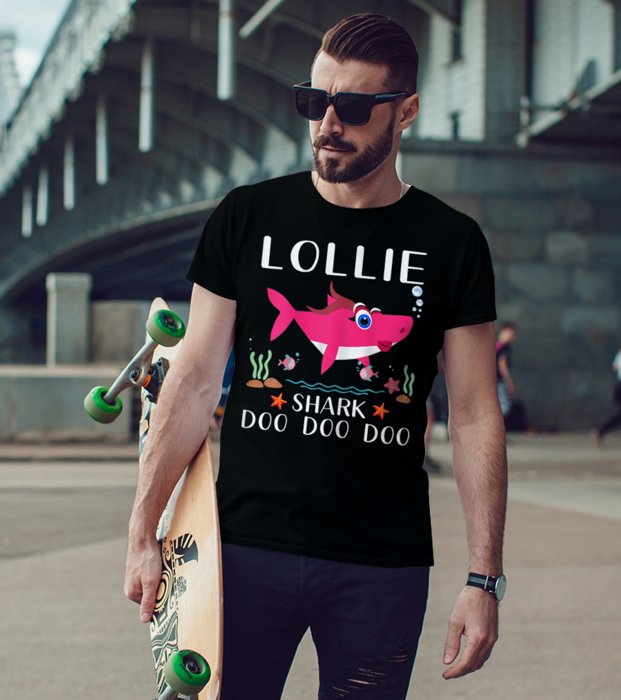 Lollie Shark Doo Doo Doo Grandma T-Shirt