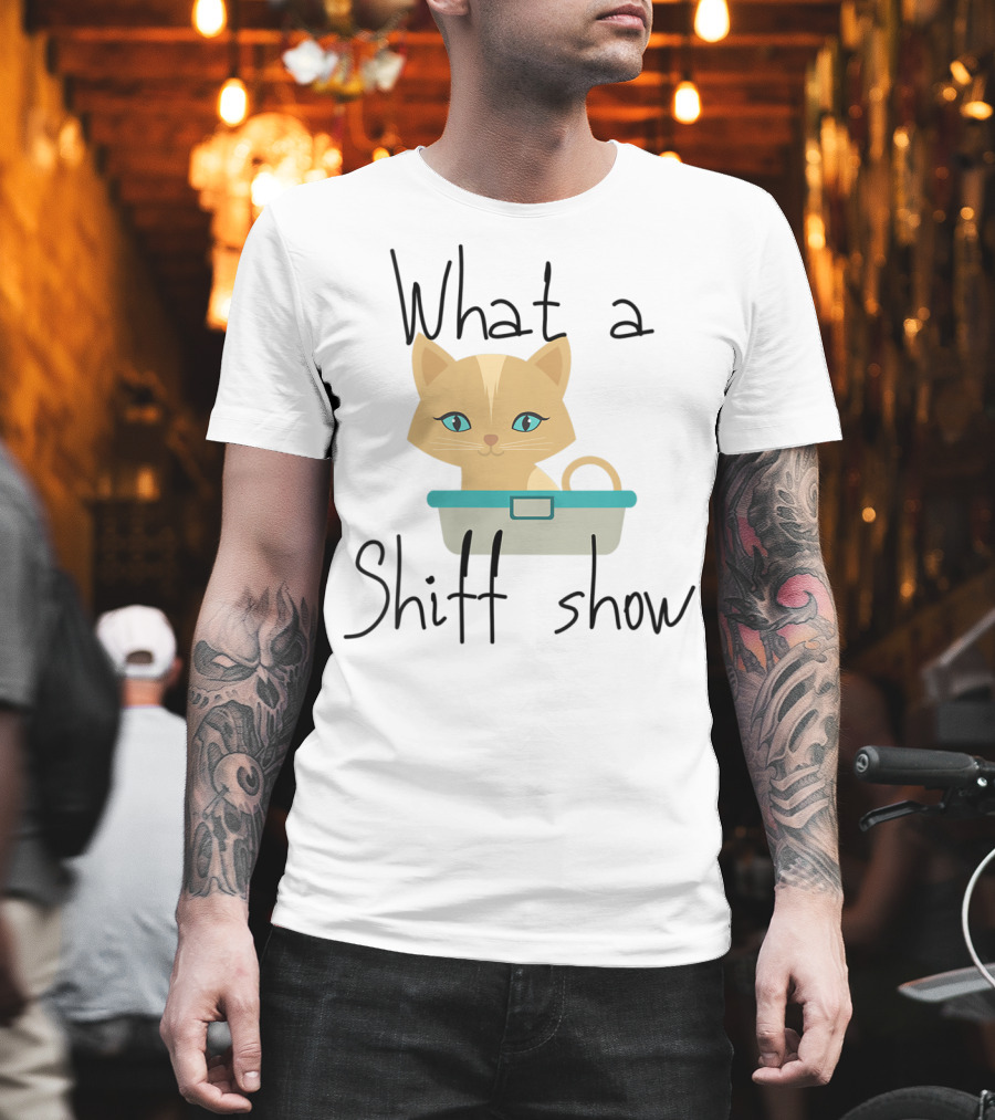 What a Schiff Show Cat in Litter Box T-Shirt