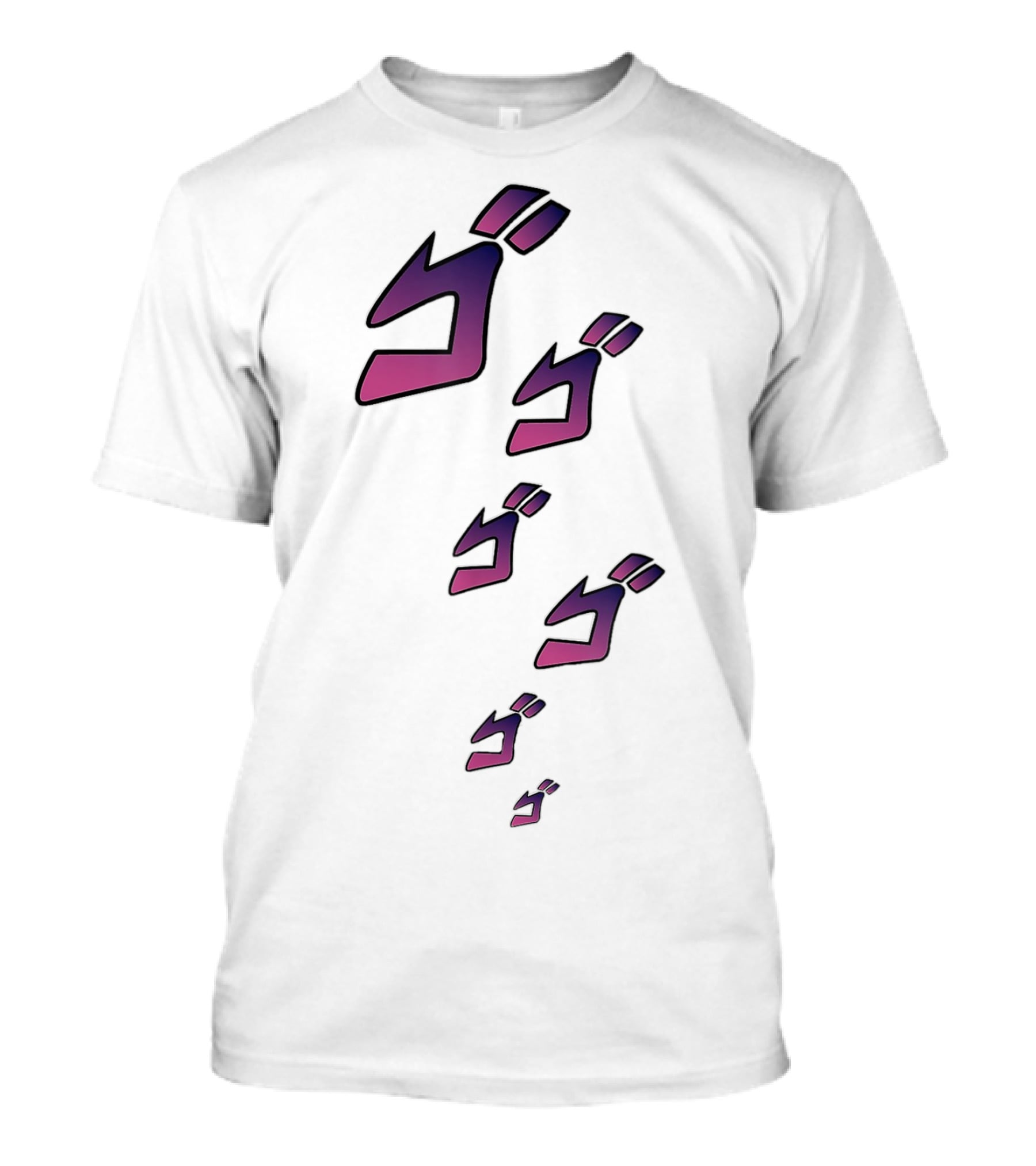 Jojos'ss Classic Adventures's Arts Bizarres's Iconic Katakana Action Symbols T-Shirt