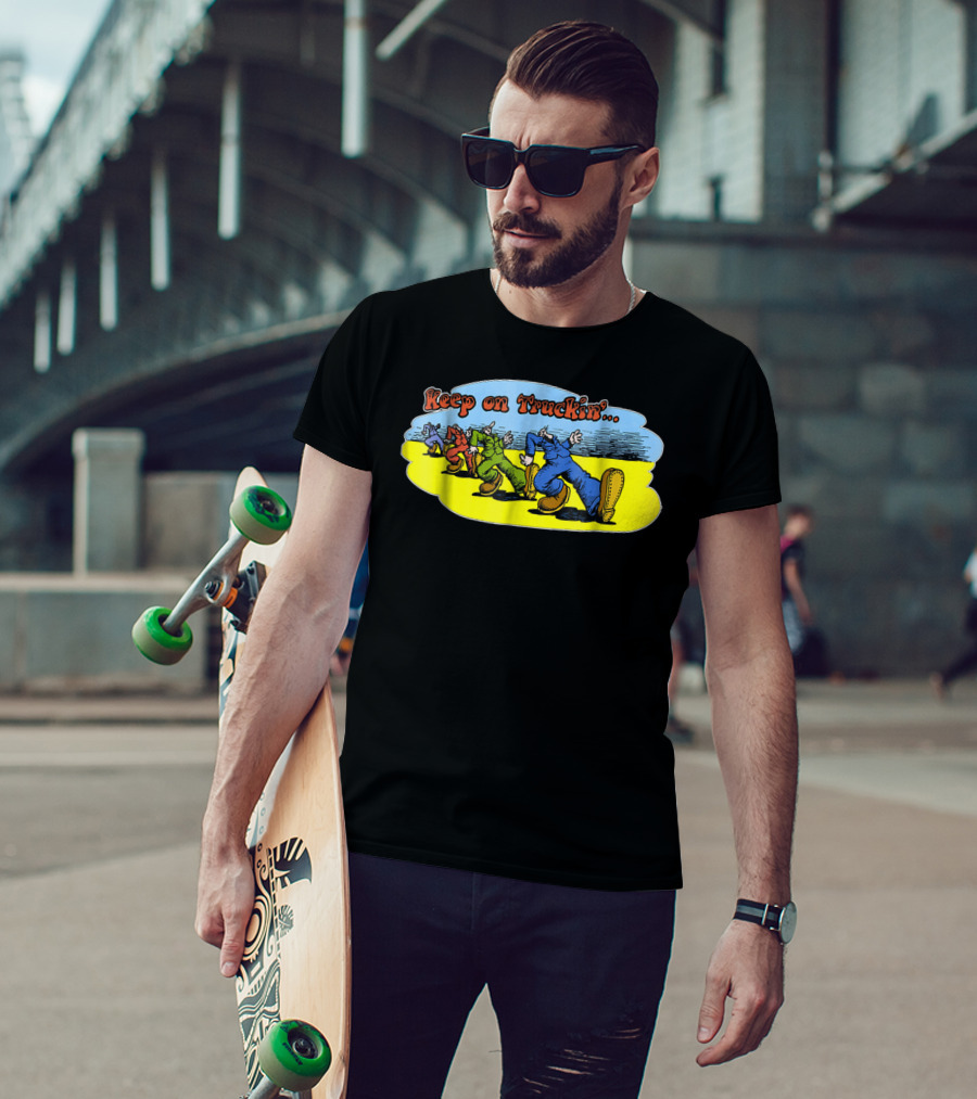 Keep On Truckin' Vintage Style 70s T-Shirt