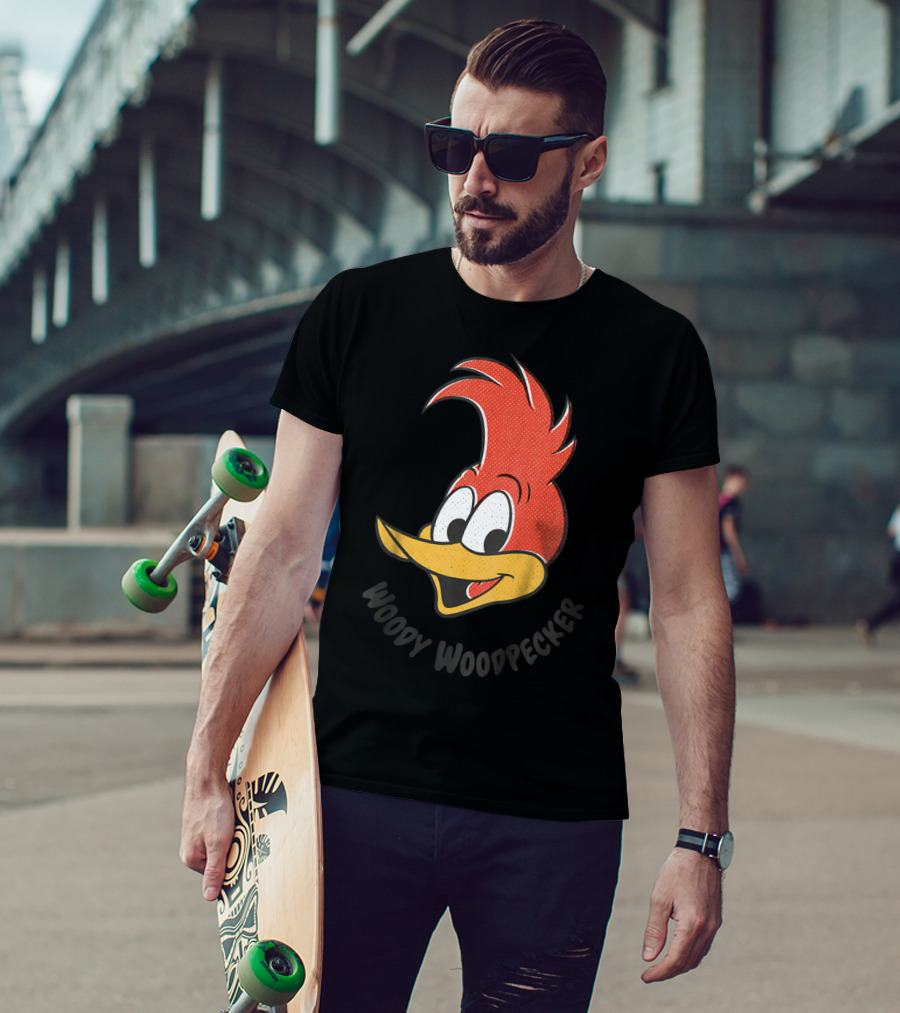 Woody Woodpecker Classic Smile Kids Nostalgic Cartoon Character T-Shirt