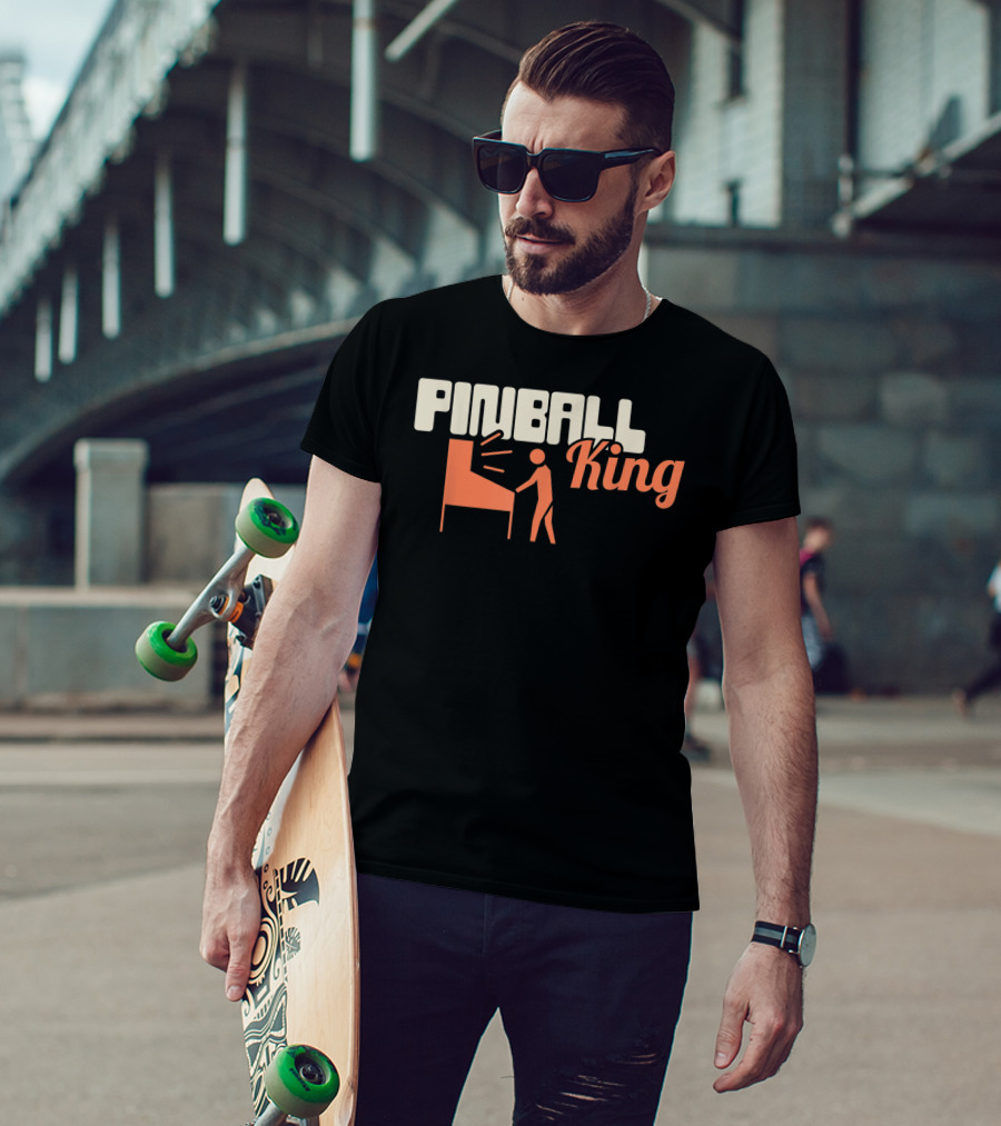 Pinball King Funny Pinball Machine Collecting T-Shirt