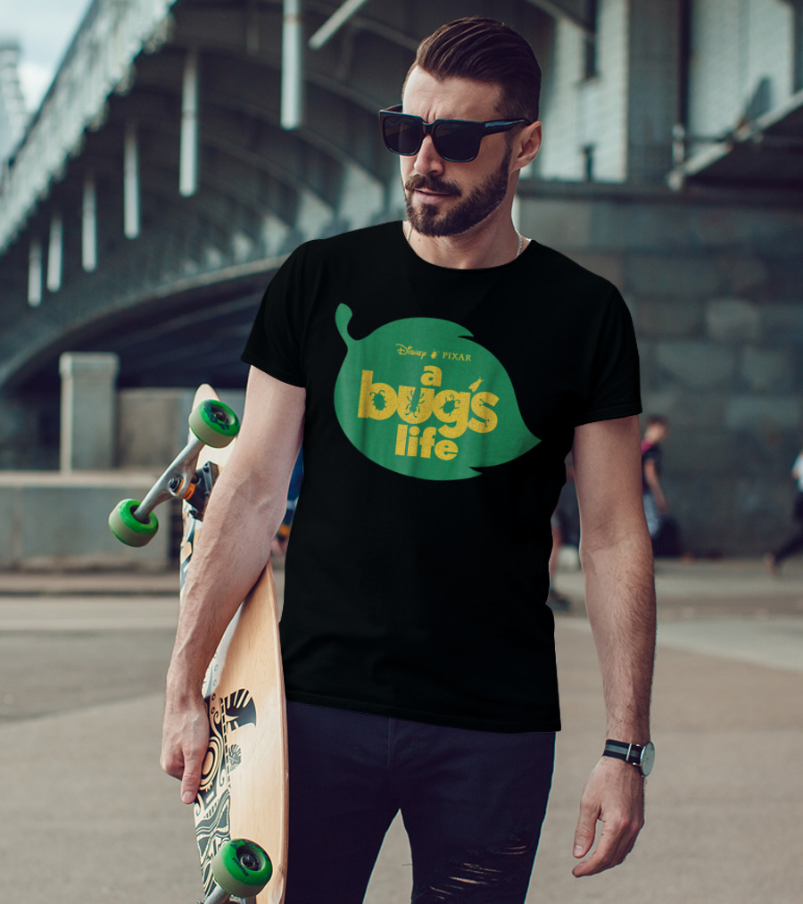 Disney Pixar A Bug's Life Green Leaf T-Shirt