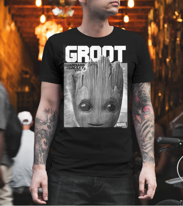 Groot Marvel Guardians of the Galaxy Vol 2 Closeup T-Shirt Groot Marvel Guardians of the Galaxy Vol 2 Closeup T-Shirt