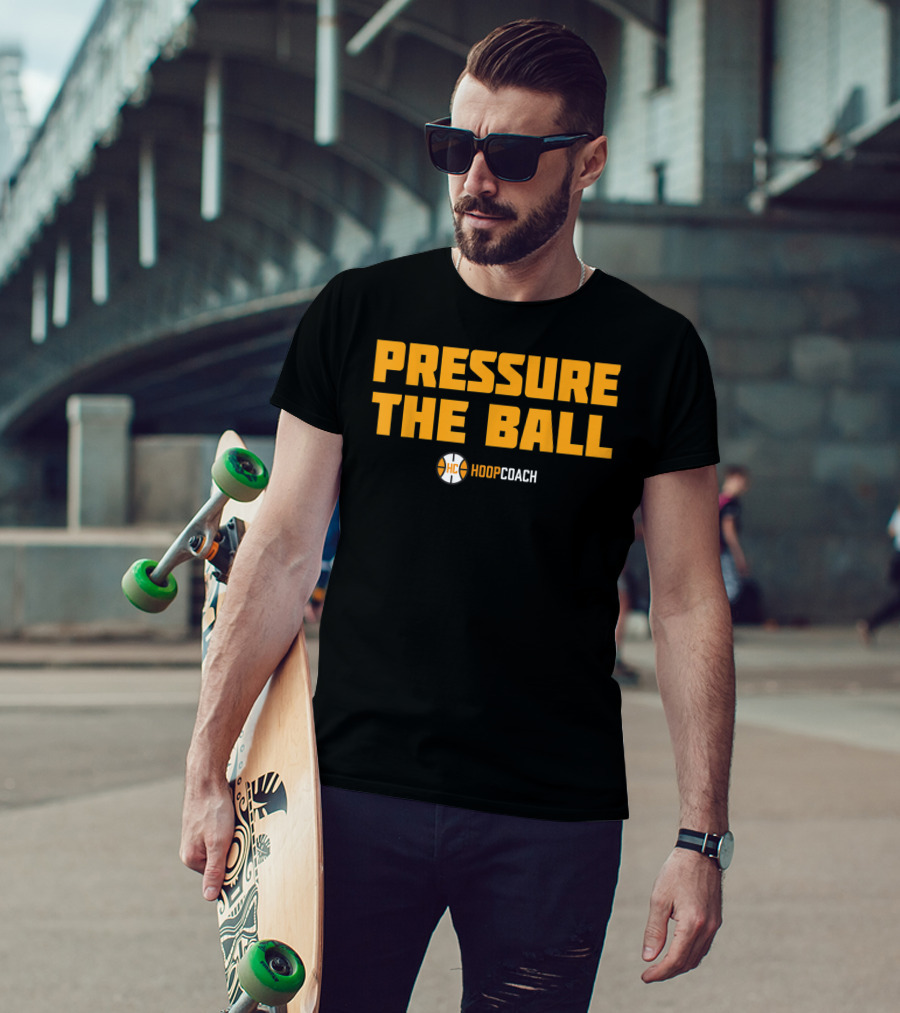 Basketball Coach Pressure The Ball HoopCoach T-Shirt