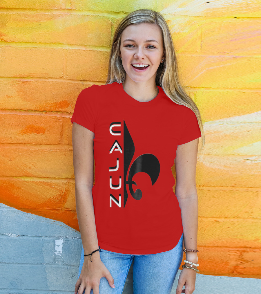 Cajun Fleur De Lis Louisiana Cajun Pride T-Shirt