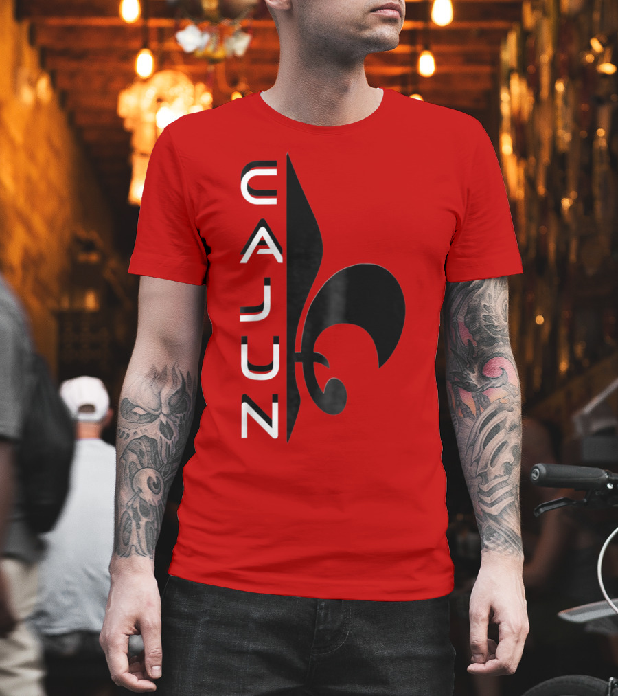 Cajun Fleur De Lis Louisiana Cajun Pride T-Shirt